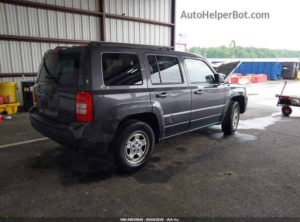 1C4NJPBA4HD149985 2017 JEEP PATRIOT Gray Tył prawy