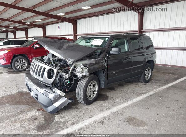 1C4NJPBA4HD149985 2017 JEEP PATRIOT Gray Przód lewy