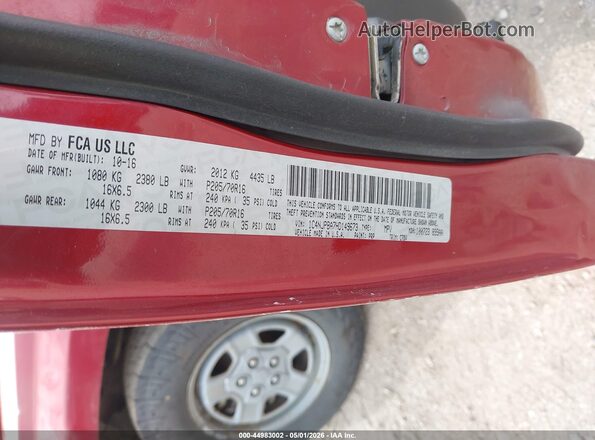 1C4NJPBA7HD149673 2017 JEEP PATRIOT Red Engine compartment view