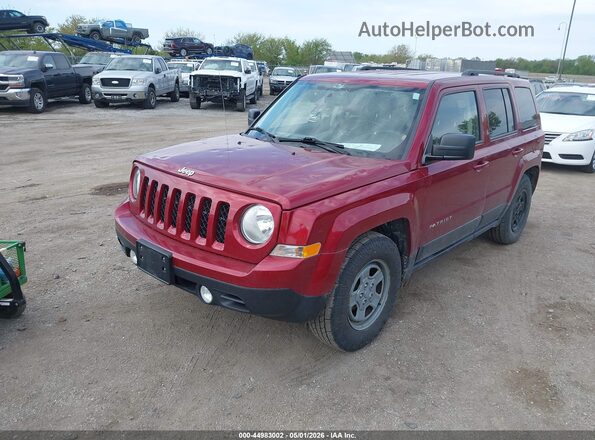 1C4NJPBA7HD149673 2017 JEEP PATRIOT Red Front left