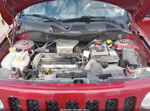 1C4NJPBA7HD149673 2017 JEEP PATRIOT Red Rear view
