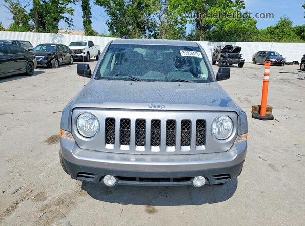 1C4NJPBA8GD583177 2016 JEEP PATRIOT Silver Widok z przodu
