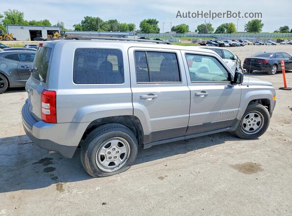 1C4NJPBA8GD583177 2016 JEEP PATRIOT Silver Tył prawy