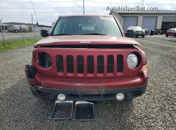 1C4NJPBA9GD813843 2016 JEEP PATRIOT Красный Вид спереди