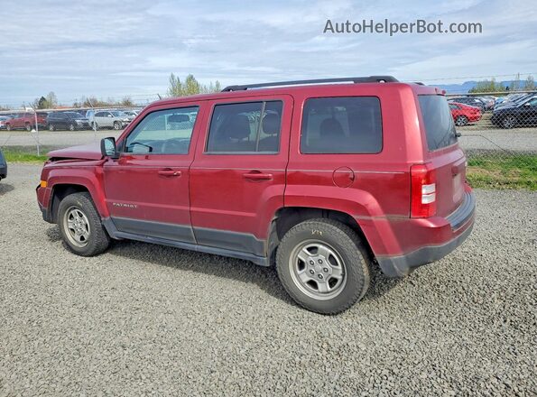 1C4NJPBA9GD813843 2016 JEEP PATRIOT Красный Задняя левая четверть