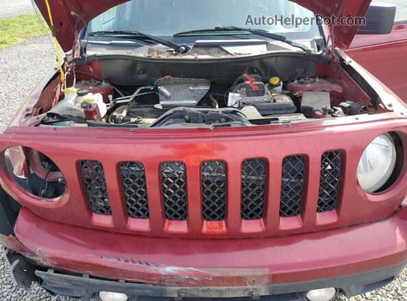 1C4NJPBA9GD813843 2016 JEEP PATRIOT Красный Вид подкапотного пространства
