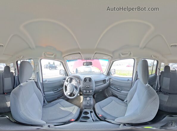 1C4NJPBA9GD813843 2016 JEEP PATRIOT Красный Панорамный вид салона 360°