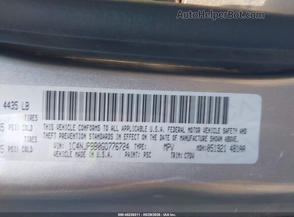 1C4NJPBB0GD776724 2016 JEEP PATRIOT Серебряный 
