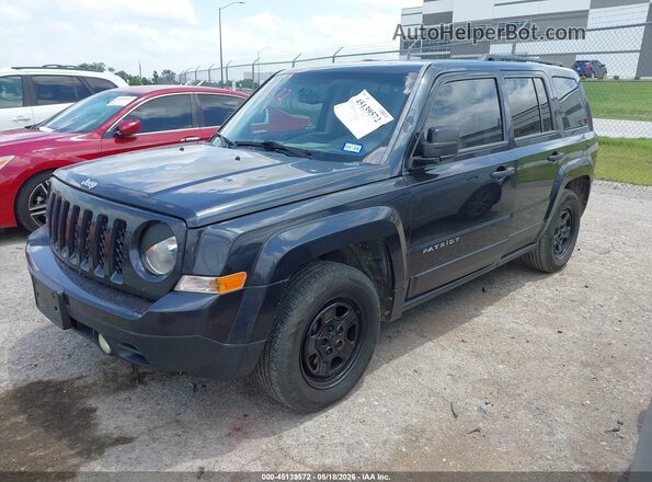 1C4NJPBB5GD584005 2016 JEEP PATRIOT Black Front left