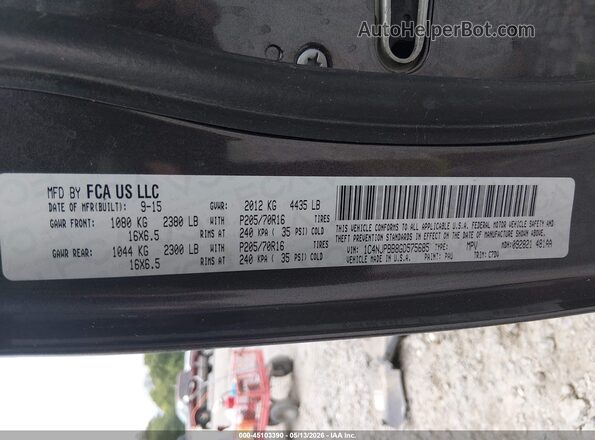 1C4NJPBB8GD575685 2016 JEEP PATRIOT Gray Widok komory silnika