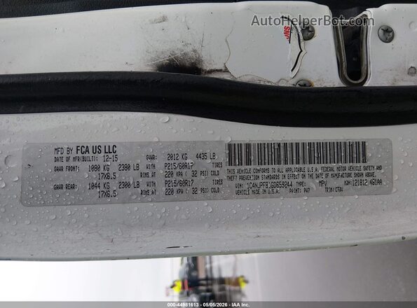 1C4NJPFB1GD659244 2016 JEEP PATRIOT White Вид підкапотного простору