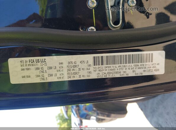 1C4NJRBB4GD598540 2016 JEEP PATRIOT Black 