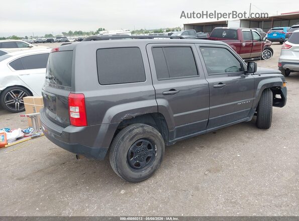 1C4NJRBB7GD522522 2016 JEEP PATRIOT Gray Rear right
