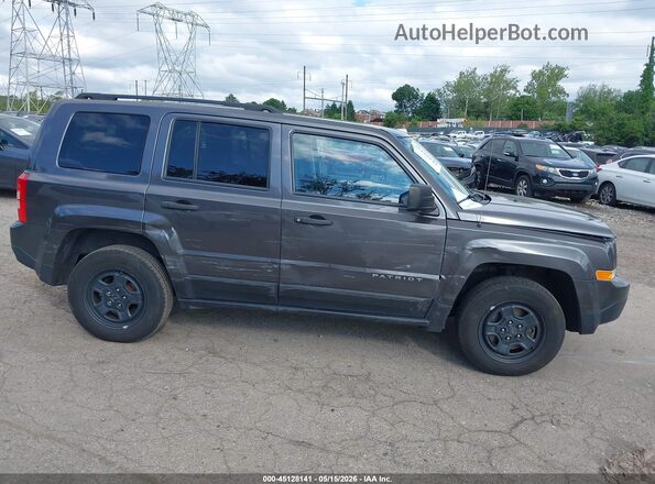 1C4NJRBB8GD581420 2016 JEEP PATRIOT Gray წინა ხედი