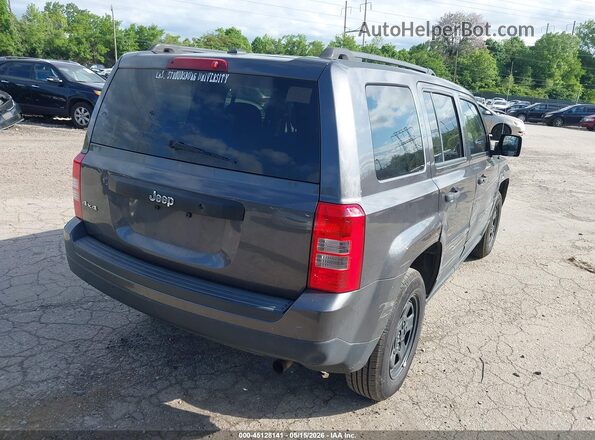 1C4NJRBB8GD581420 2016 JEEP PATRIOT Gray უკანა მარჯვენა