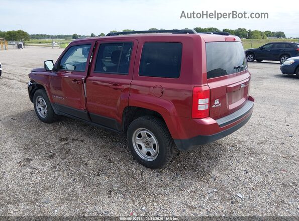 1C4NJRBB8GD594801 2016 JEEP PATRIOT Red Հետևի ձախ