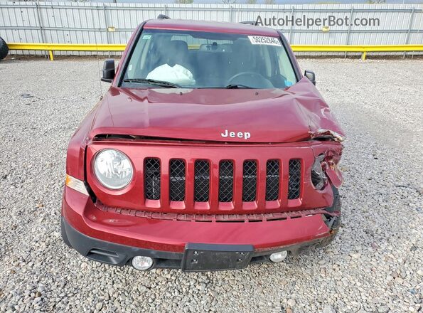 1C4NJRBB9GD682806 2016 JEEP PATRIOT Maroon Widok z przodu