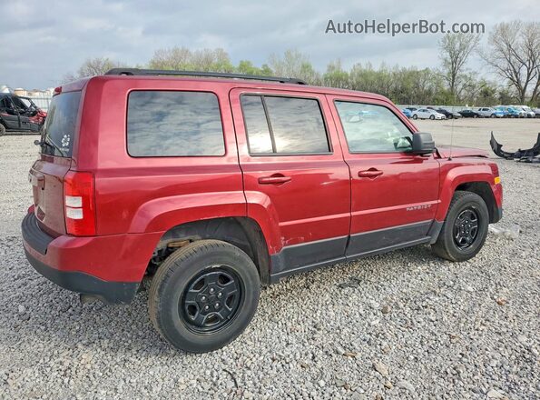 1C4NJRBB9GD682806 2016 JEEP PATRIOT Maroon Tył prawy