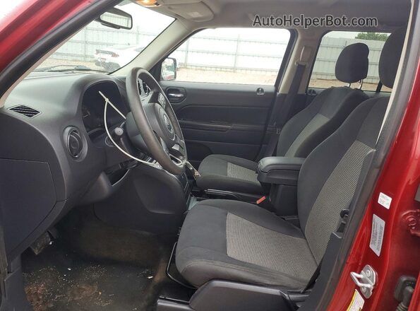 1C4NJRBB9HD138775 2017 JEEP PATRIOT Burgundy Вид салону спереду