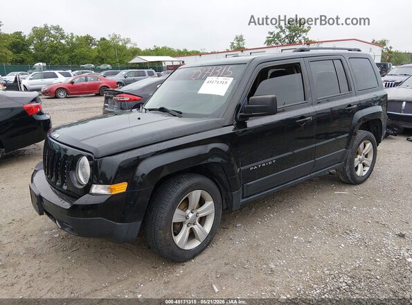 1C4NJRFB5GD759620 2016 JEEP PATRIOT Black Առջևի ձախ երեք քառորդ տեսարան
