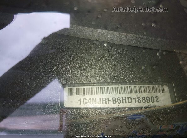1C4NJRFB6HD188902 2017 JEEP PATRIOT Черный Вид подкапотного пространства