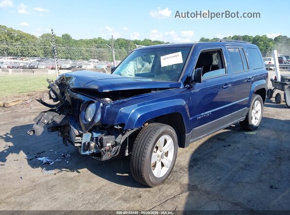 1C4NJRFB9HD209628 2017 JEEP PATRIOT Blue Передня ліва чверть