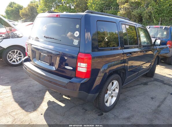 1C4NJRFB9HD209628 2017 JEEP PATRIOT Blue Задня права чверть