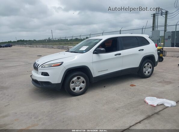 1C4PJLAB0GW275257 2016 JEEP CHEROKEE White 