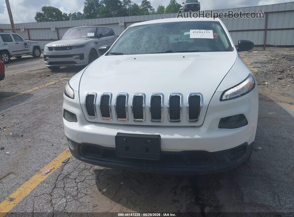 1C4PJLAB1HD231104 2017 JEEP CHEROKEE White Սարքավորումների վահանակի տեսք