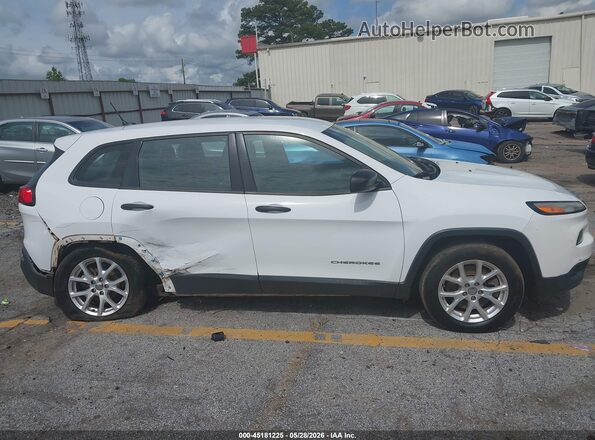 1C4PJLAB1HD231104 2017 JEEP CHEROKEE White Սալոնի հետևի տեսք