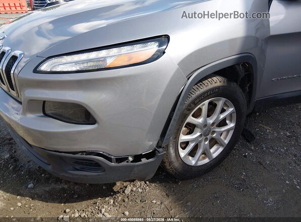 1C4PJLAB2GW127403 2016 JEEP CHEROKEE Silver Դիմացի տեսք