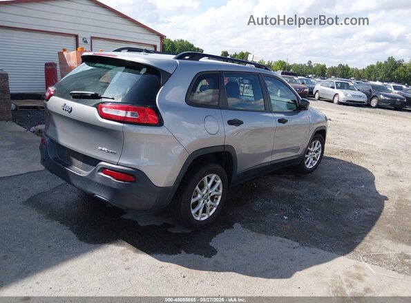 1C4PJLAB2GW127403 2016 JEEP CHEROKEE Silver Հետևի աջ