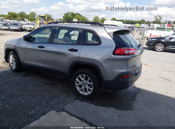 1C4PJLAB2GW127403 2016 JEEP CHEROKEE Silver Հետևի ձախ