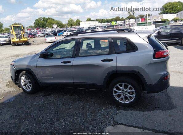 1C4PJLAB2GW127403 2016 JEEP CHEROKEE Silver Սալոնի 360 աստիճան տեսք
