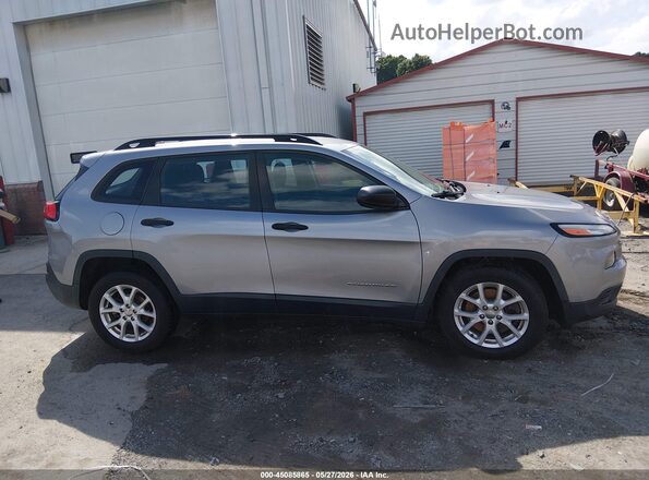 1C4PJLAB2GW127403 2016 JEEP CHEROKEE Silver Սալոնի հետևի տեսք