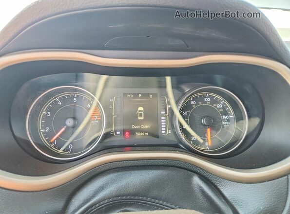 1C4PJLAB2GW346622 2016 JEEP CHEROKEE Gray Սարքավորումների վահանակի տեսք