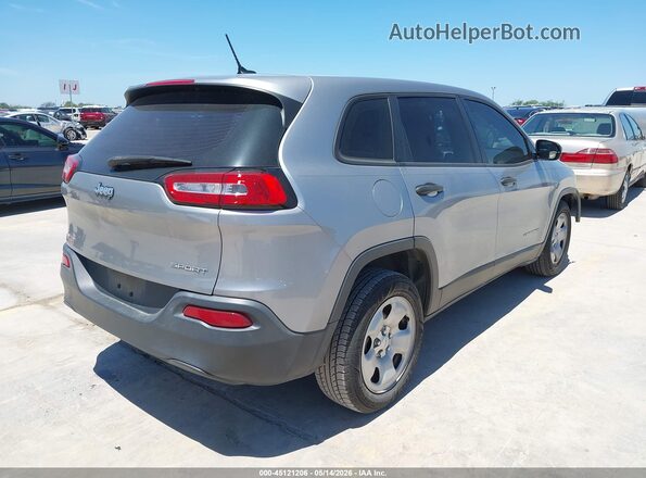 1C4PJLAB6GW126948 2016 JEEP CHEROKEE Silver 