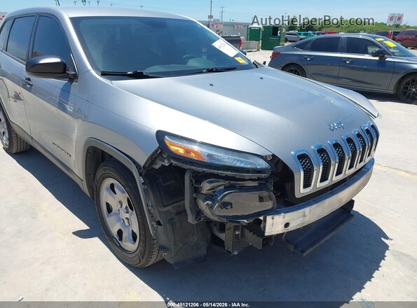 1C4PJLAB6GW126948 2016 JEEP CHEROKEE Silver 