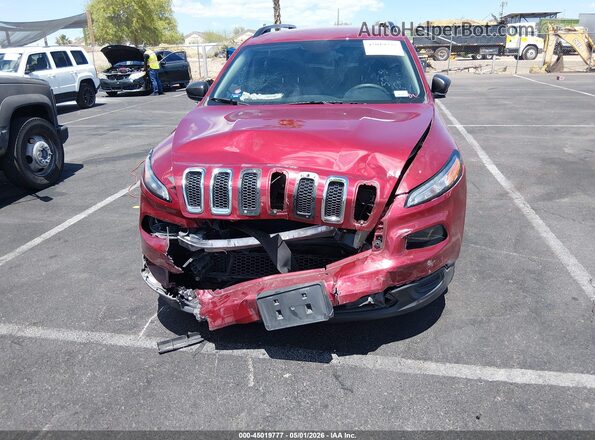 1C4PJLAB6GW282388 2016 JEEP CHEROKEE Красный Вид щитка приборов