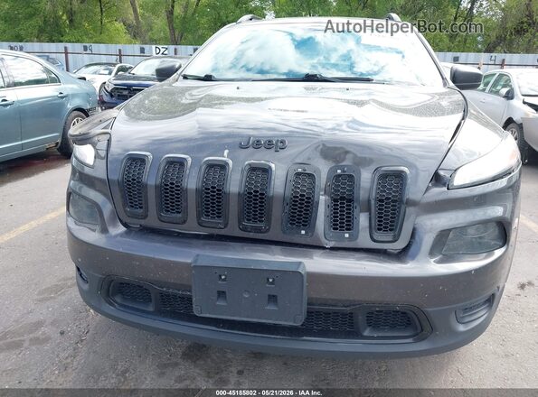 1C4PJLAB6HW577248 2017 JEEP CHEROKEE Gray წინა ხედი