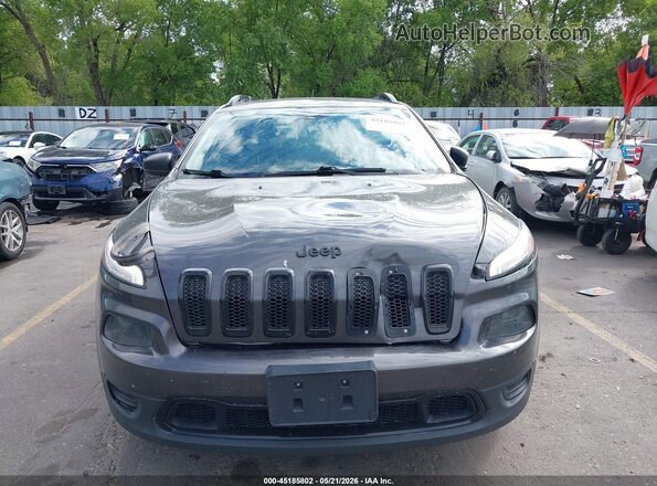 1C4PJLAB6HW577248 2017 JEEP CHEROKEE Gray ხელსაწყოთა პანელის ხედი