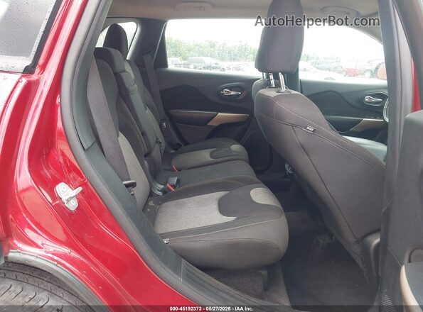 1C4PJLAB9HD232064 2017 JEEP CHEROKEE Red VIN sticker view