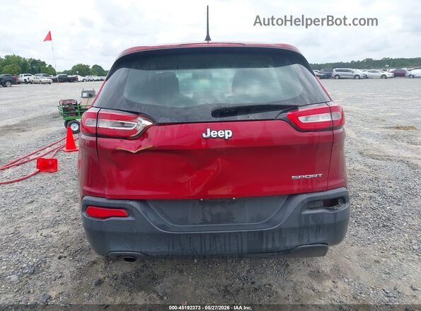 1C4PJLAB9HD232064 2017 JEEP CHEROKEE Red 