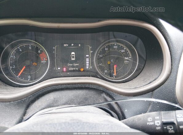 1C4PJLCB0GW258200 2016 JEEP CHEROKEE Gray უკანა სავარძლების ხედი