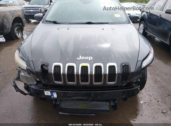 1C4PJLCB0GW258200 2016 JEEP CHEROKEE Gray უკანა სალონის ხედი