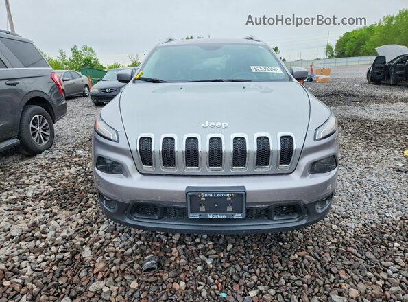 1C4PJLCB0JD605513 2018 JEEP CHEROKEE Silver 