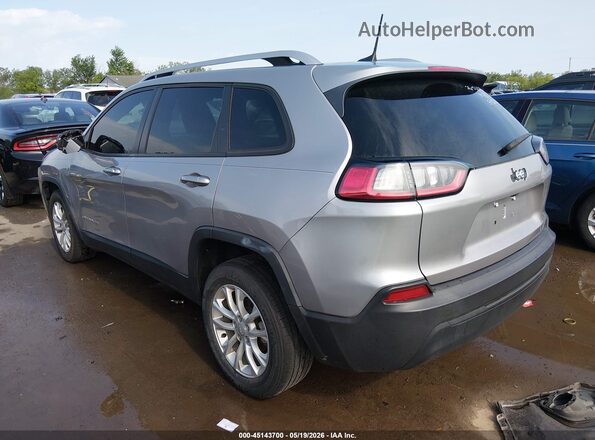 1C4PJLCB0MD199690 2021 JEEP CHEROKEE Silver Trasero izquierdo