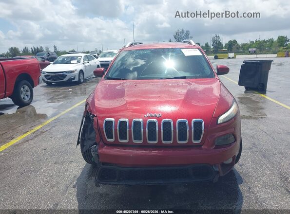 1C4PJLCB1GW258951 2016 JEEP CHEROKEE Red Вид щитка приладів