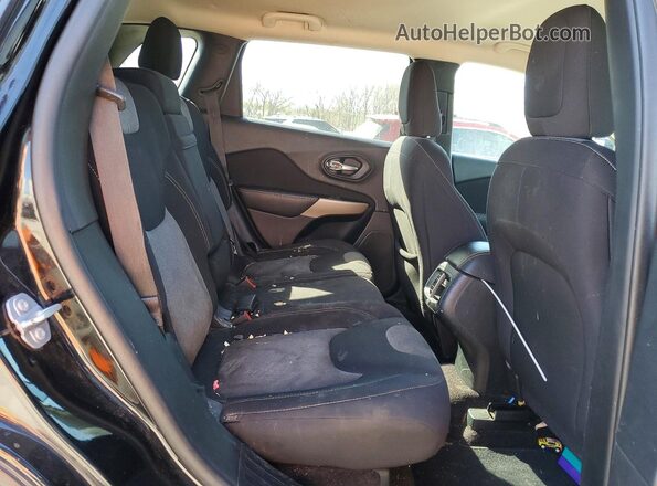 1C4PJLCB1JD503735 2018 JEEP CHEROKEE Black Vista interior trasera