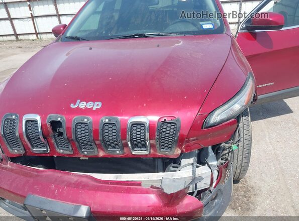 1C4PJLCB2HW649754 2017 JEEP CHEROKEE Maroon Vista trasera